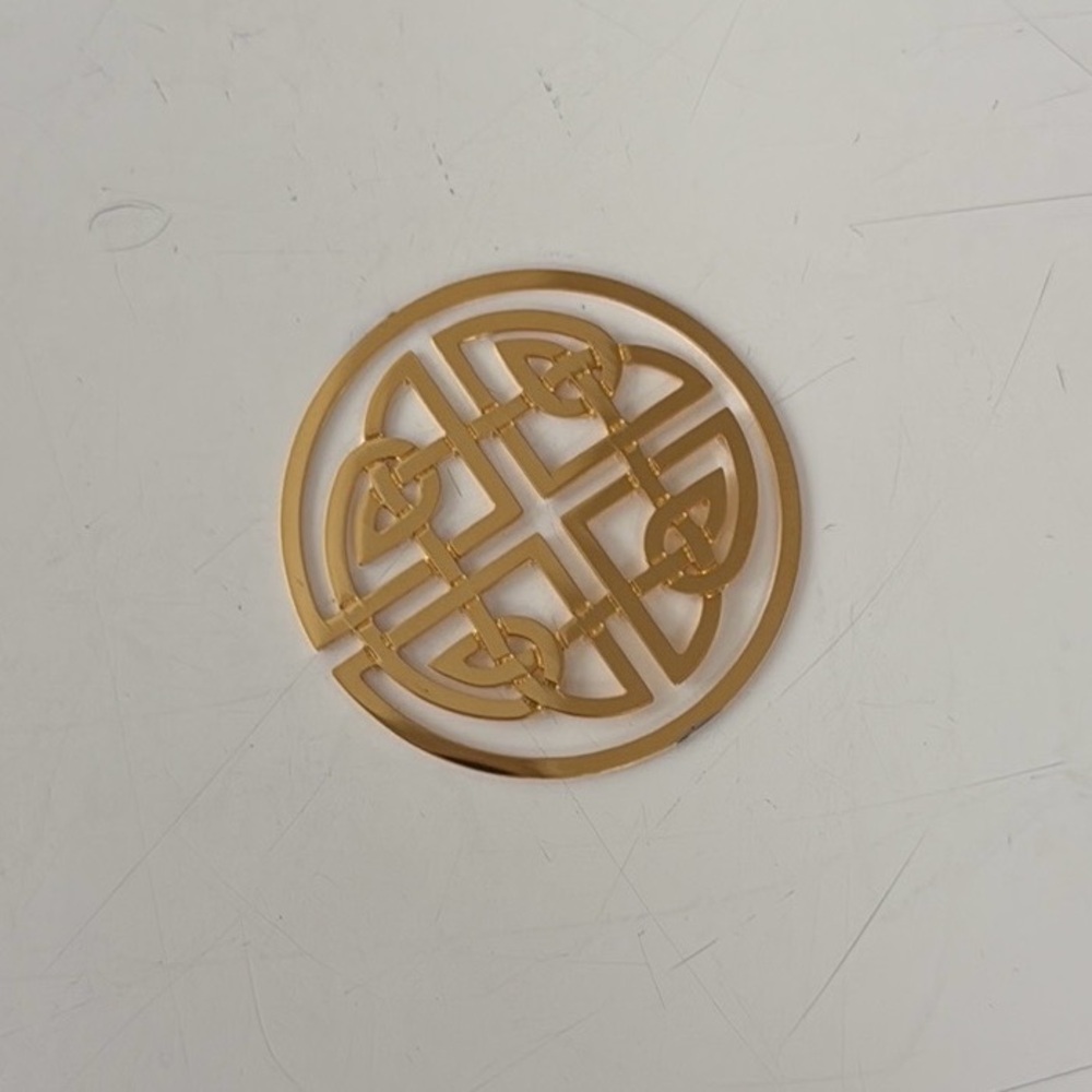 Metropolitan Museum of Art Gold plated brass Celtic-Inspired Geometric Bookmark